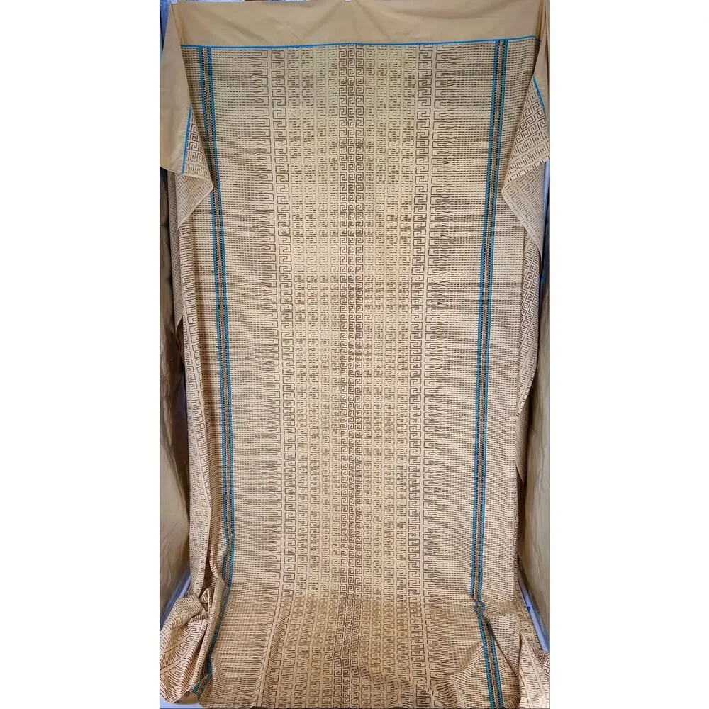 80s Artisanal Earth Tone Sheet Set 1980s Vintage Double Springmaid 4 Piece Set